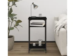 Mesa De Apoio* Mesa de apoio 40x30x75 cm derivados de madeira PT198824 Preto