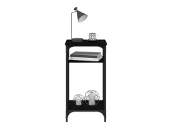 Mesa De Apoio* Mesa de apoio 40x30x75 cm derivados de madeira PT198824 Preto