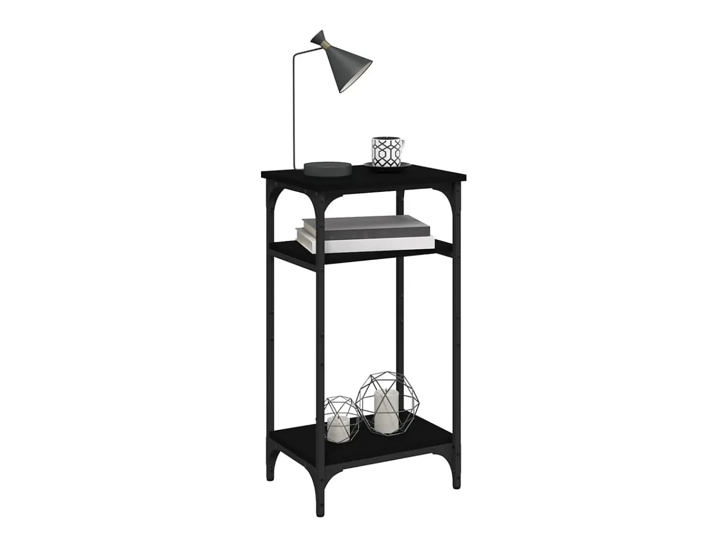 Mesa De Apoio* Mesa de apoio 40x30x75 cm derivados de madeira PT198824 Preto