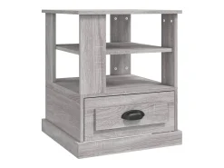 Mesa De Apoio|vidaxl Mesa de apoio 50x50x60 cm derivados de madeira sonoma Cinzento