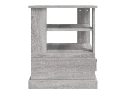 Mesa De Apoio|vidaxl Mesa de apoio 50x50x60 cm derivados de madeira sonoma Cinzento