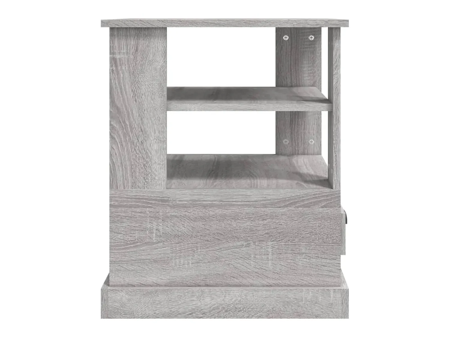 Mesa De Apoio|vidaxl Mesa de apoio 50x50x60 cm derivados de madeira sonoma Cinzento
