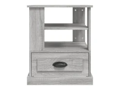 Mesa De Apoio|vidaxl Mesa de apoio 50x50x60 cm derivados de madeira sonoma Cinzento