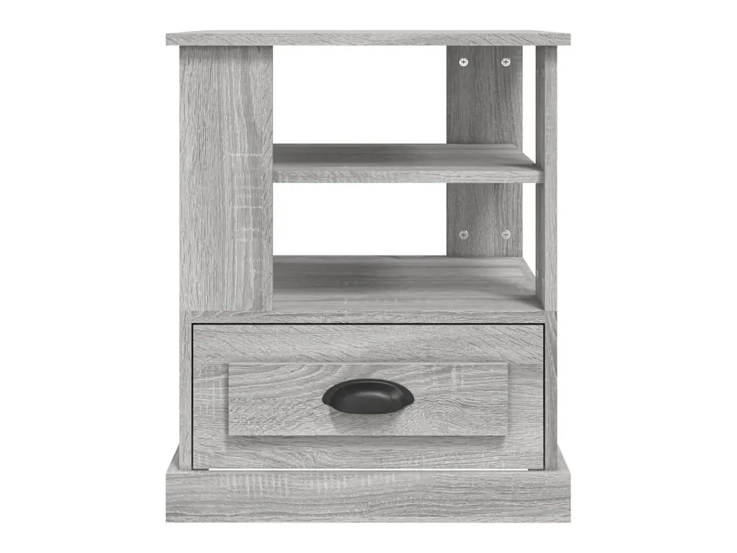 Mesa De Apoio|vidaxl Mesa de apoio 50x50x60 cm derivados de madeira sonoma Cinzento