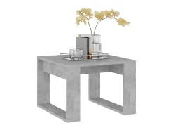 Mesa De Apoio|vidaxl Mesa de apoio 50x50x35 cm derivados de madeira cimento Cinzento