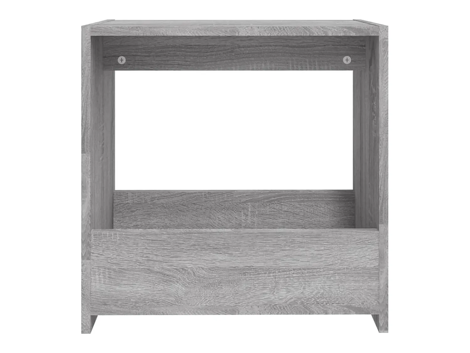 Mesa De Apoio|vidaxl Mesa de apoio 50x26x50 cm derivados de madeira sonoma Cinzento