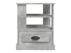 vidaxl Mesa de apoio 50x50x60 cm derivados de madeira -cimento^ Mesa De Apoio