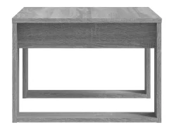 Mesa De Apoio*vidaxl Mesa de apoio 50x50x35 cm derivados de madeira sonoma Cinzento
