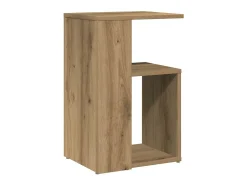 Discount vidaxl Mesa de apoio 36x30x56 cm derivados madeira carvalho artisiano Natural claro