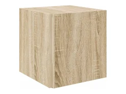 Mesa De Apoio|vidaxl Mesa de apoio 33x33x34,5 cm derivados madeira carvalho sonoma Natural claro