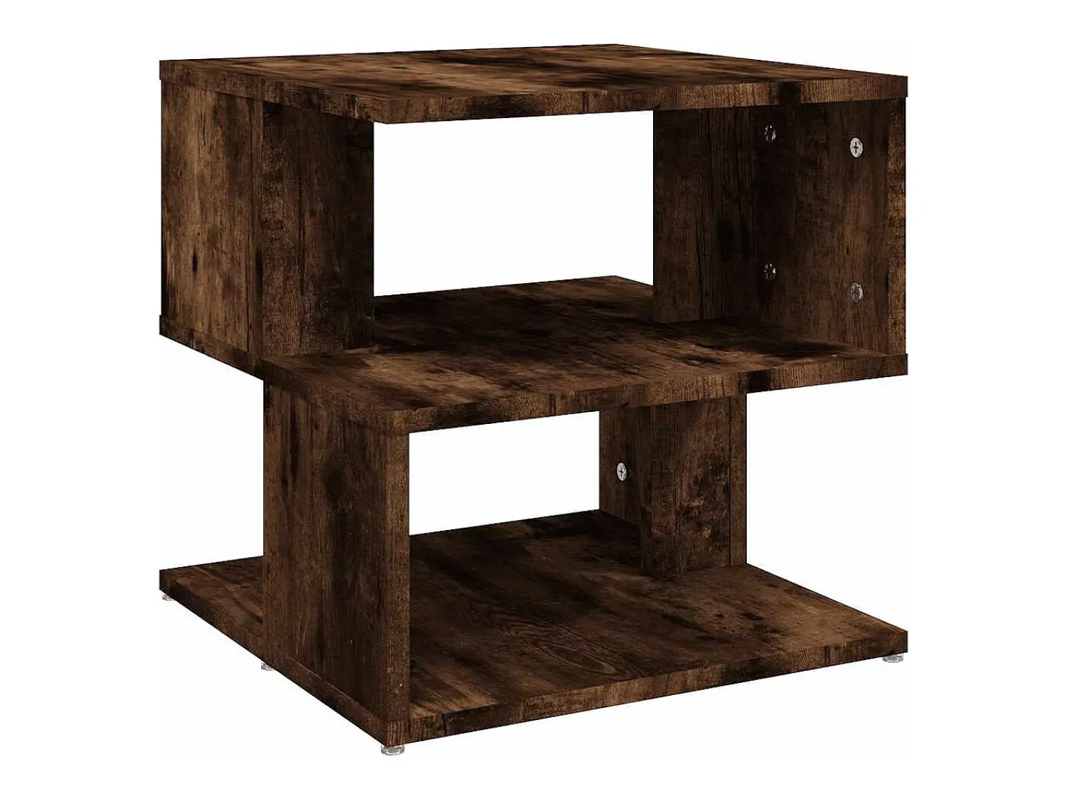 Mesa De Apoio*vidaxl Mesa de apoio 40x40x40 cm derivados de madeira carvalho fumado Natural claro