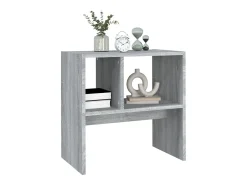 Mesa De Apoio|vidaxl Mesa de apoio 50x30x50 cm derivados de madeira sonoma Cinzento