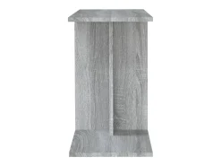 Mesa De Apoio|vidaxl Mesa de apoio 50x30x50 cm derivados de madeira sonoma Cinzento