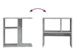 Mesa De Apoio|vidaxl Mesa de apoio 50x30x50 cm derivados de madeira sonoma Cinzento