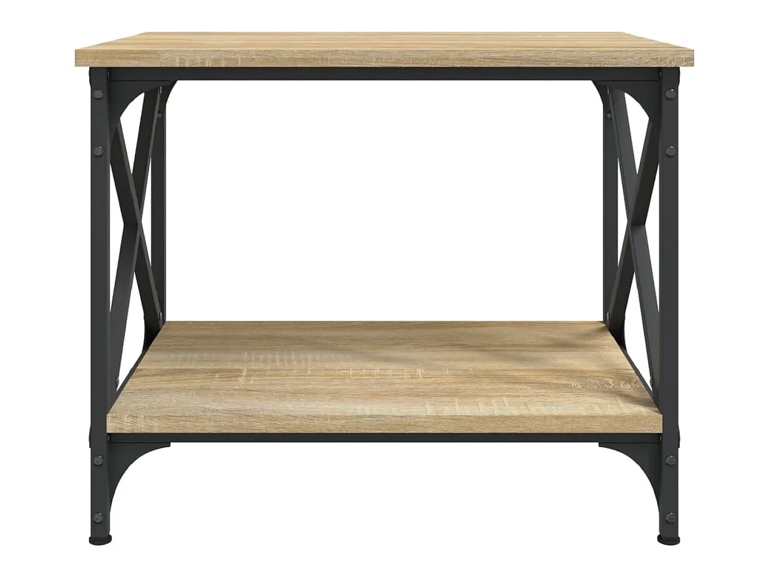 vidaxl Mesa de apoio 55x38x45 cm derivados de madeira carvalho sonoma^ Mesa De Apoio