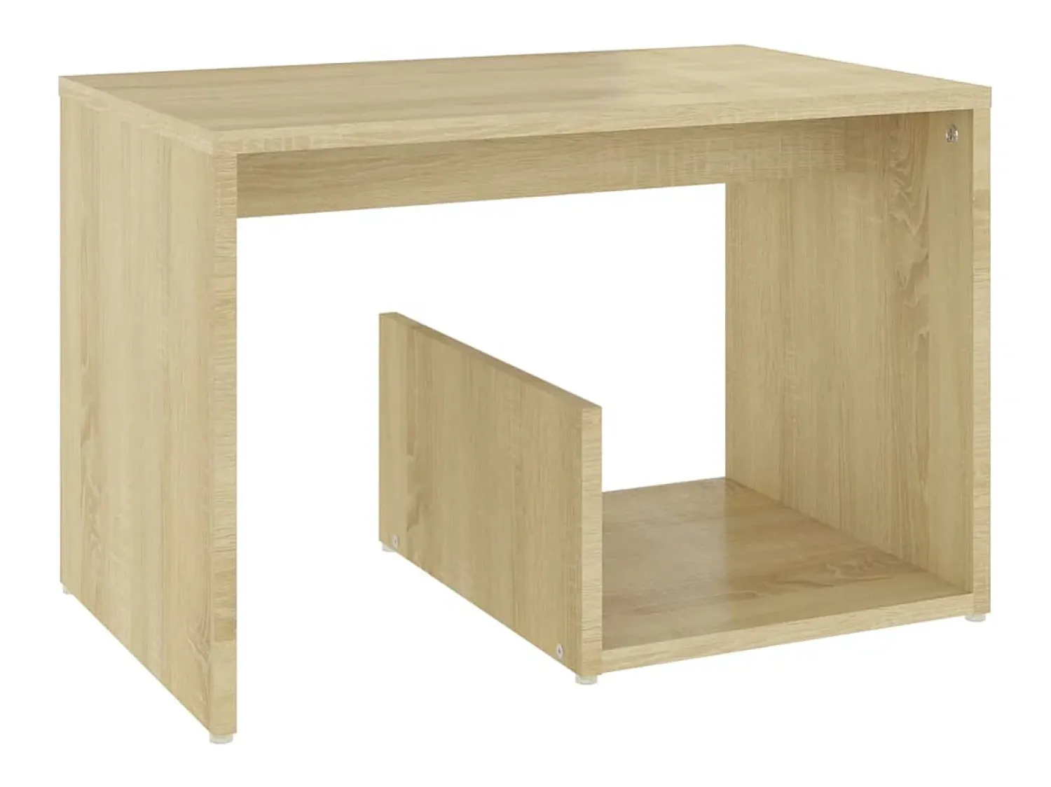 Mesa De Apoio|vidaxl Mesa de apoio 59x36x38 cm derivados de madeira carvalho sonoma Natural claro