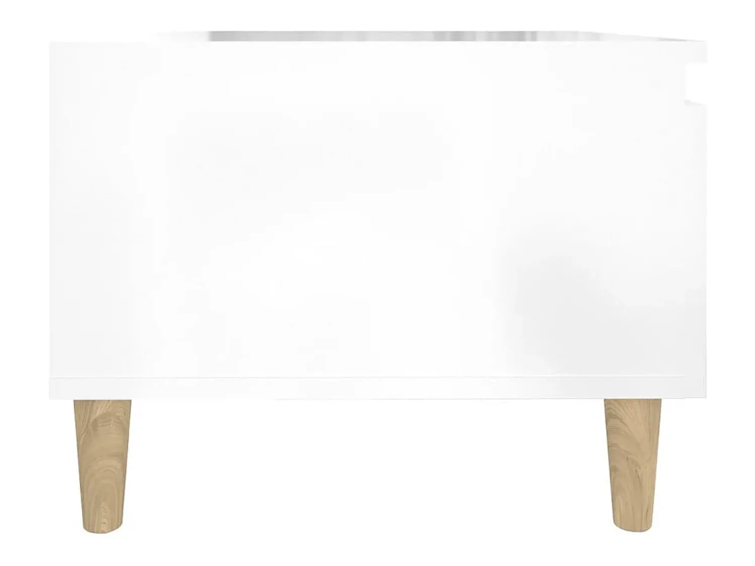 vidaxl Mesa de apoio 50x46x35 cm derivados de madeira brilhante^ Mesa De Apoio
