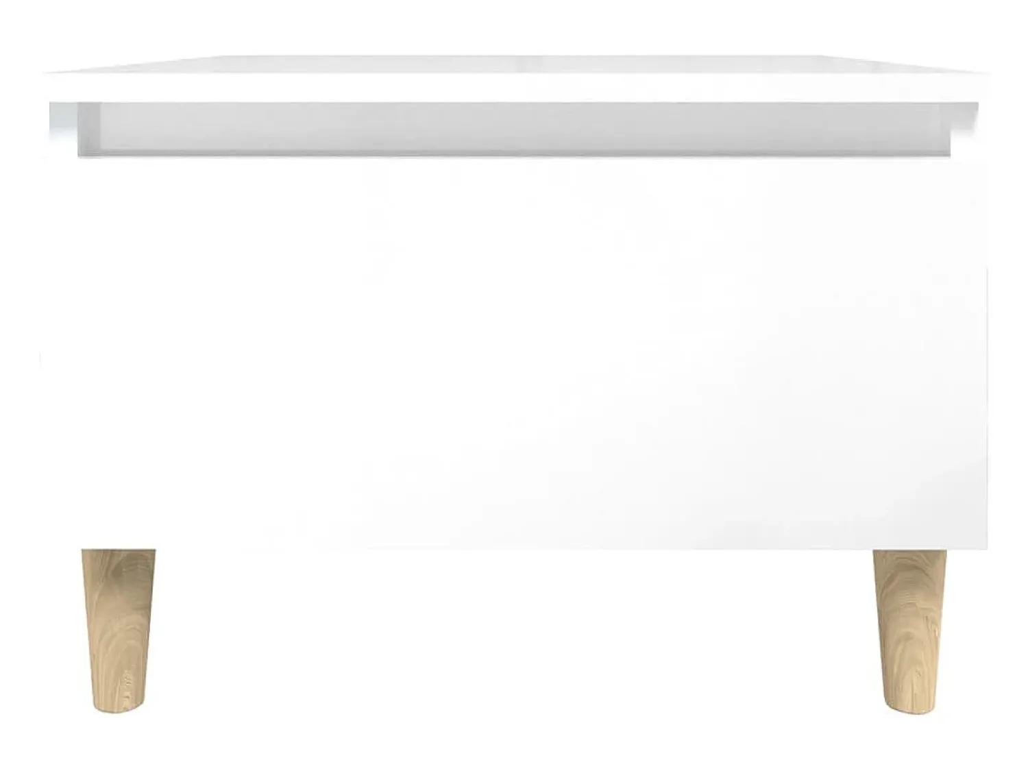 vidaxl Mesa de apoio 50x46x35 cm derivados de madeira brilhante^ Mesa De Apoio