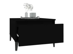 Mesa De Apoio|vidaxl Mesa de apoio 50x46x35 cm derivados de madeira Preto