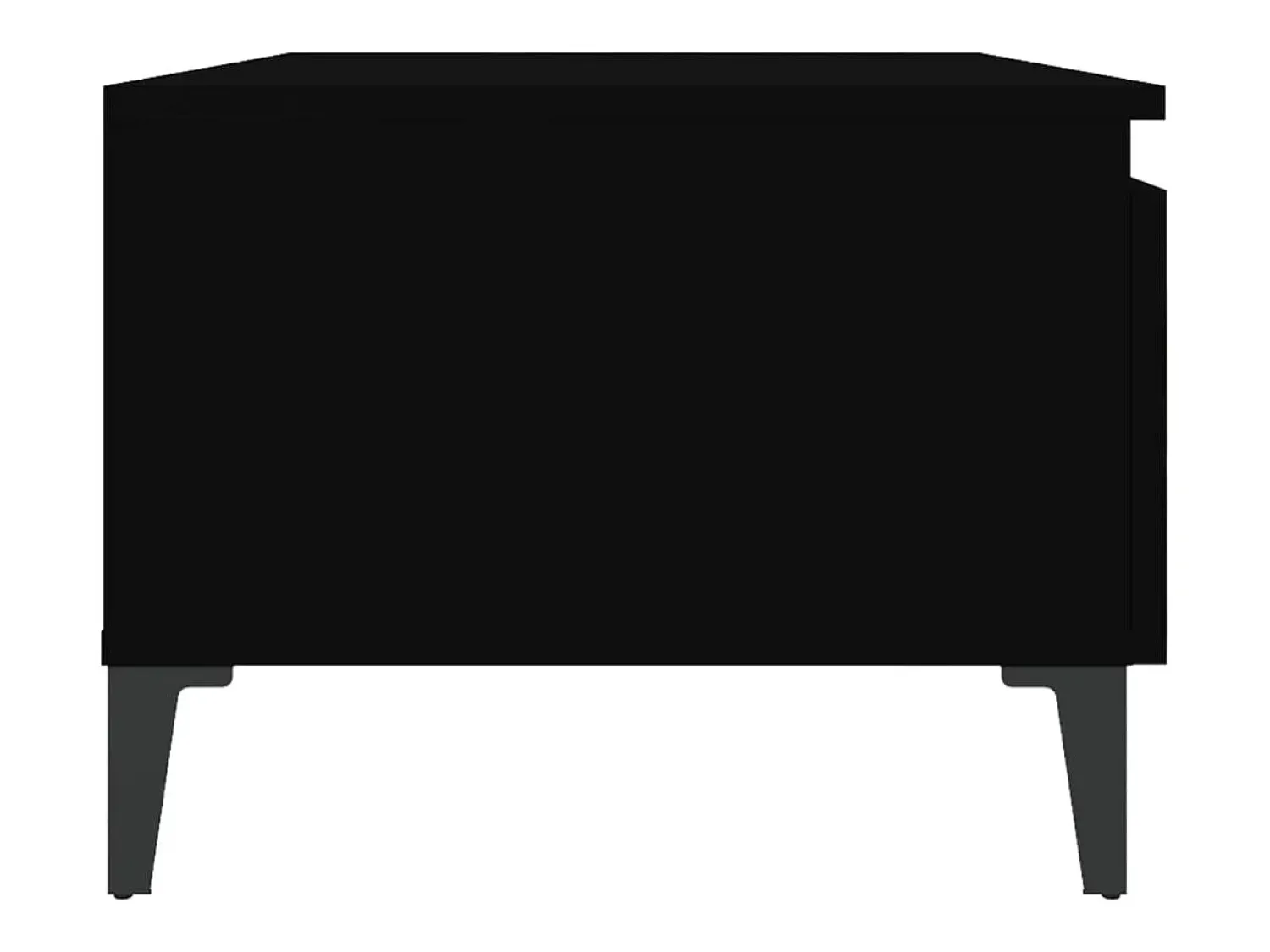 Mesa De Apoio|vidaxl Mesa de apoio 50x46x35 cm derivados de madeira Preto