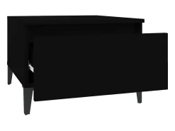Mesa De Apoio|vidaxl Mesa de apoio 50x46x35 cm derivados de madeira Preto