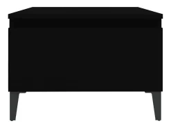 Mesa De Apoio|vidaxl Mesa de apoio 50x46x35 cm derivados de madeira Preto