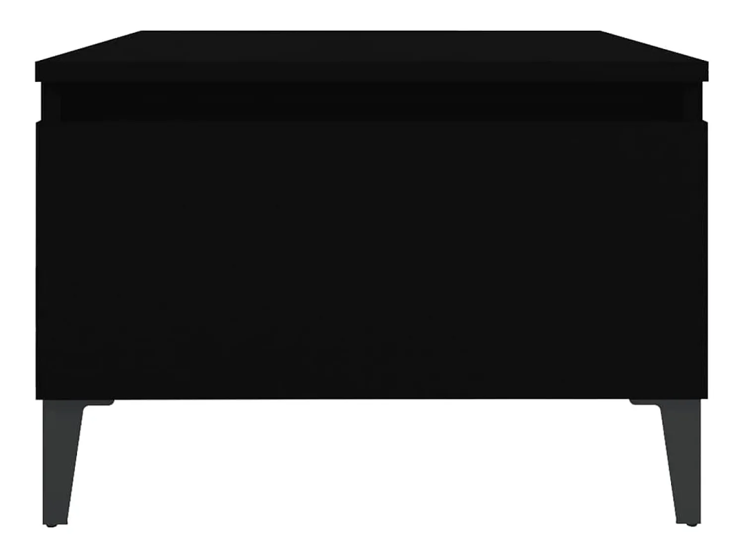 Mesa De Apoio|vidaxl Mesa de apoio 50x46x35 cm derivados de madeira Preto