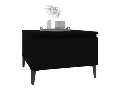 Mesa De Apoio|vidaxl Mesa de apoio 50x46x35 cm derivados de madeira Preto