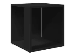 Mesa De Apoio*vidaxl Mesa de apoio 33x33x34,5 cm derivados de madeira Preto