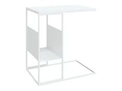Mesa De Apoio| Mesa de apoio 55x36x59,5 cm derivados de madeira PT767433 Branco