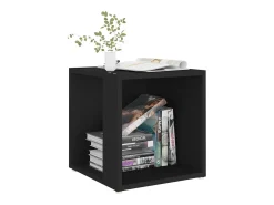 Outlet Mesa de apoio 33x33x34,5 cm derivados de madeira PT573901 Preto