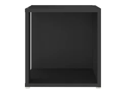 Outlet Mesa de apoio 33x33x34,5 cm derivados de madeira PT573901 Preto