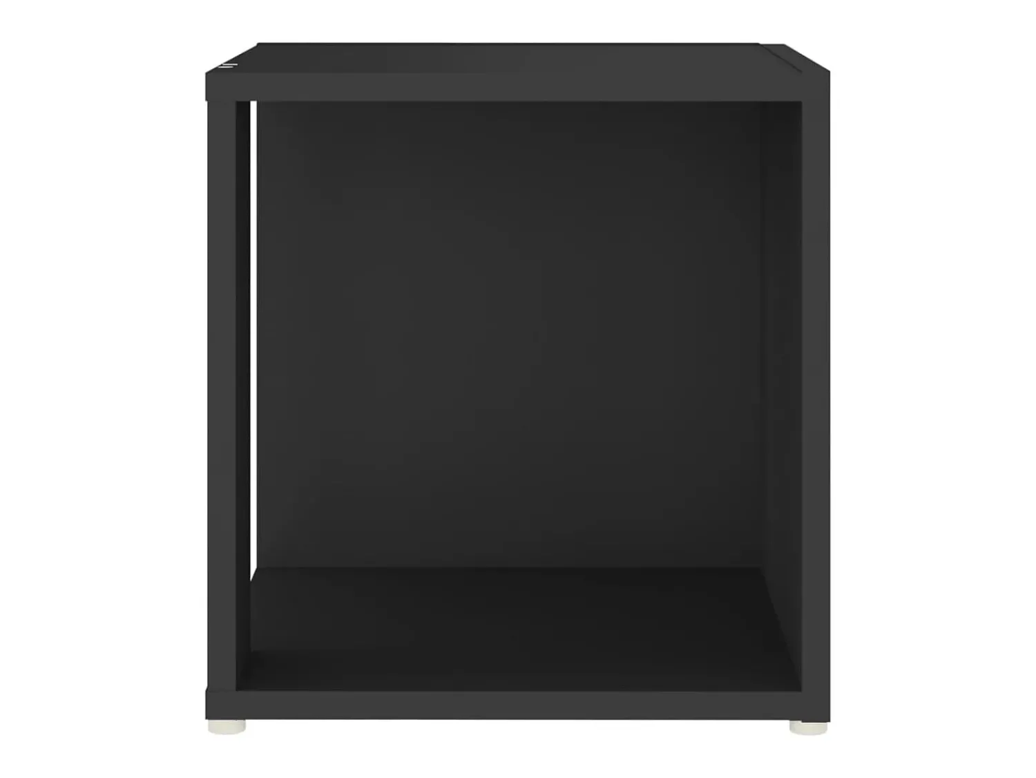 Outlet Mesa de apoio 33x33x34,5 cm derivados de madeira PT573901 Preto