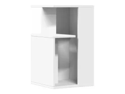 Mesa De Apoio*vidaxl Mesa de apoio 35x35x60 cm derivados de madeira Branco