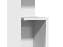 Mesa De Apoio*vidaxl Mesa de apoio 35x35x60 cm derivados de madeira Branco
