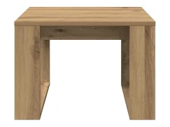 Mesa De Apoio*vidaxl Mesa de apoio 50x50x35 cm derivados madeira carvalho artisiano Natural claro
