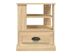 Mesa De Apoio|vidaxl Mesa de apoio 50x50x60 cm derivados de madeira carvalho sonoma Castanho