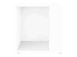 Mesa De Apoio*vidaxl Mesa de apoio 33x33x34,5 cm derivados de madeira Branco
