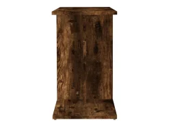 vidaxl Mesa de apoio 50x30x50 cm derivados de madeira carvalho fumado^ Mesa De Apoio