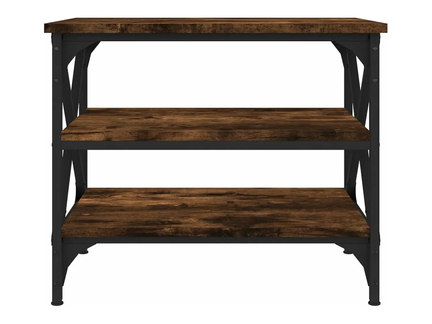 Mesa De Apoio|vidaxl Mesa de apoio 55x38x45 cm derivados de madeira carvalho fumado Natural claro