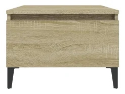 Mesa De Apoio|vidaxl Mesa de apoio 50x46x35 cm derivados de madeira carvalho sonoma Natural claro