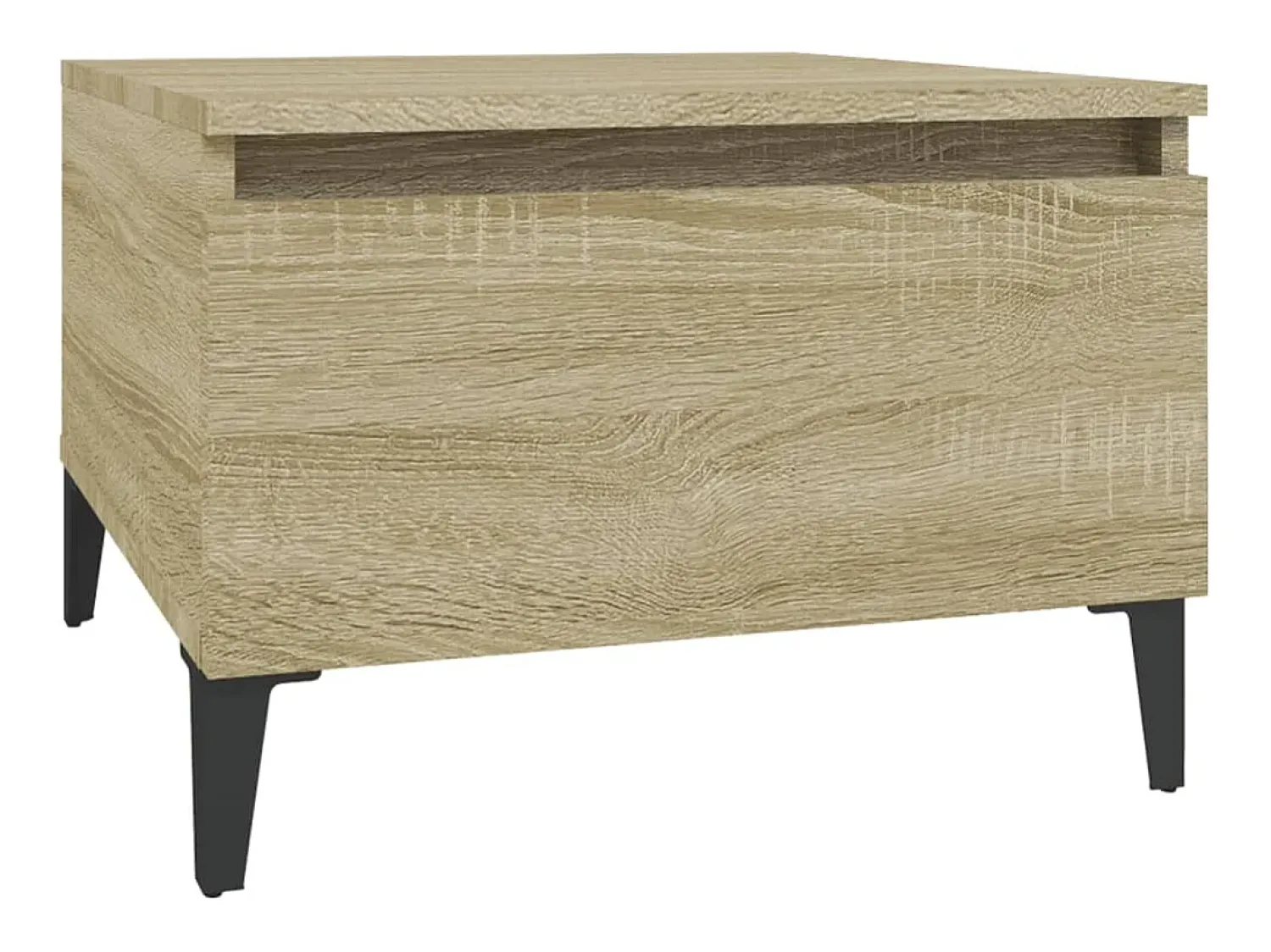 Mesa De Apoio|vidaxl Mesa de apoio 50x46x35 cm derivados de madeira carvalho sonoma Natural claro