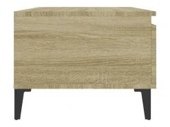 Mesa De Apoio|vidaxl Mesa de apoio 50x46x35 cm derivados de madeira carvalho sonoma Natural claro