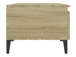 Mesa De Apoio|vidaxl Mesa de apoio 50x46x35 cm derivados de madeira carvalho sonoma Natural claro