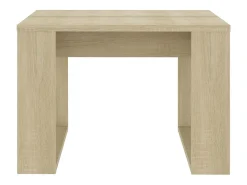 New vidaxl Mesa de apoio 50x50x35 cm derivados de madeira carvalho sonoma Natural claro