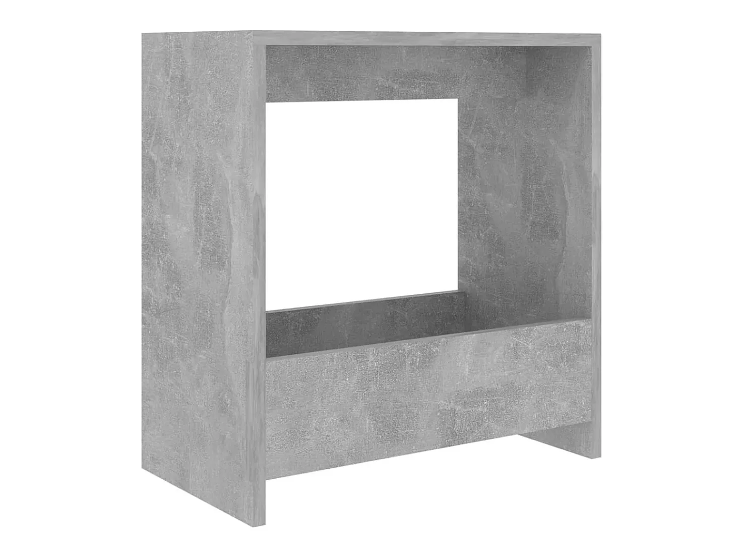 vidaxl Mesa de apoio 50x26x50 cm derivados de madeira cimento^ Mesa De Apoio