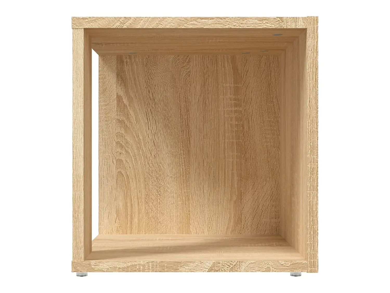Mesa De Apoio| Mesa de apoio 33x33x34,5 cm derivados madeira carvalho sonoma PT513660 Castanho