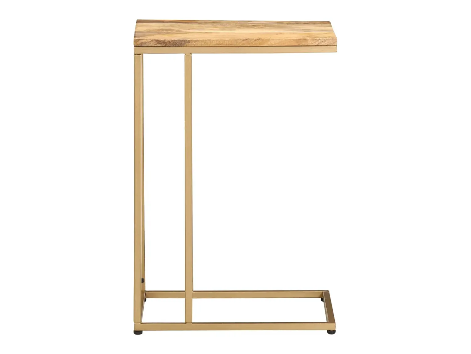 Outlet vidaxl Mesa de apoio 35x45x65 cm madeira de mangueira maciça Castanho