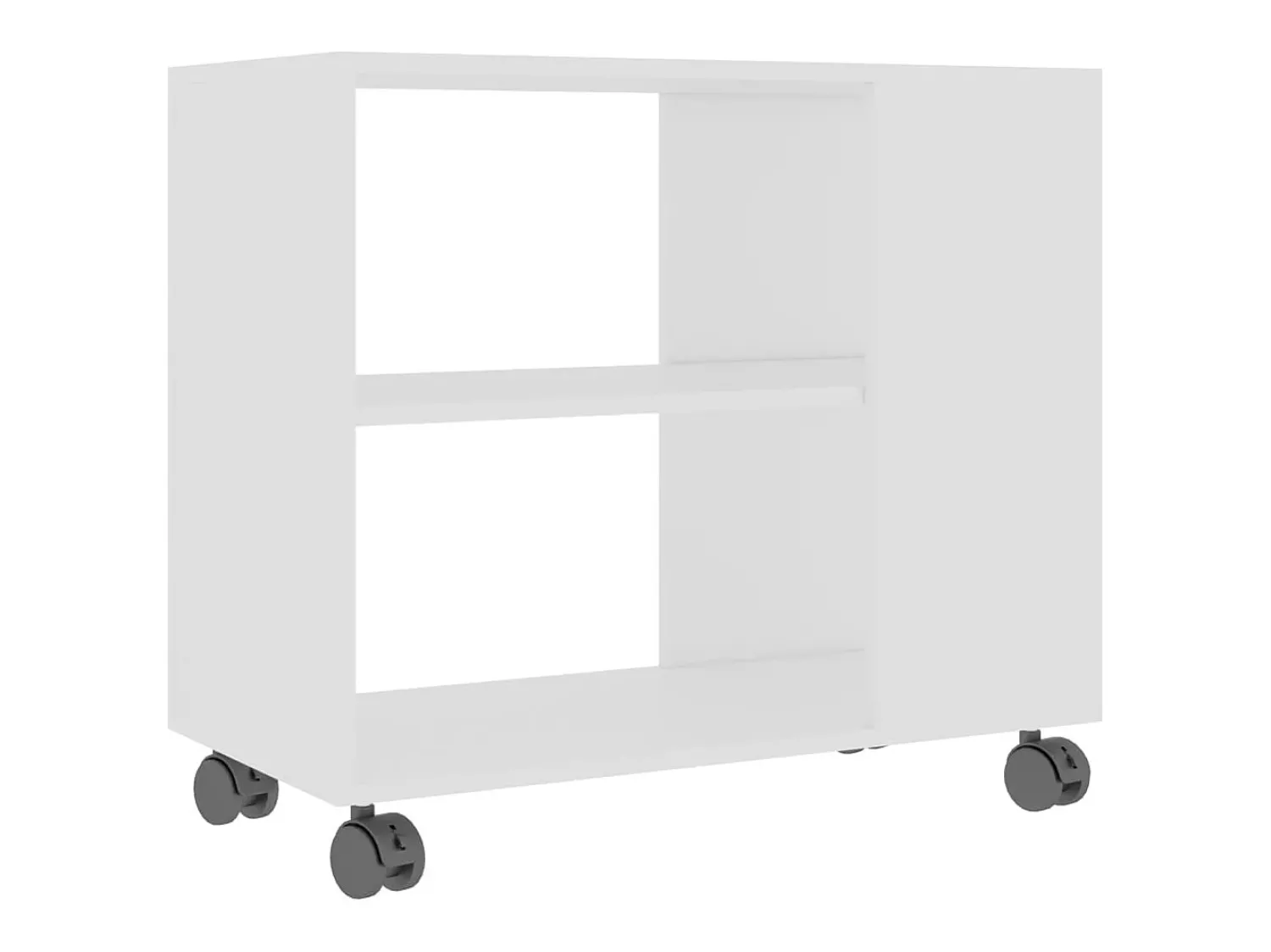 Mesa De Apoio*vidaxl Mesa de apoio 70x35x55 cm madeira processada Branco