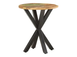 Discount vidaxl Mesa de apoio 48x48x56 cm madeira recuperada maciça Castanho